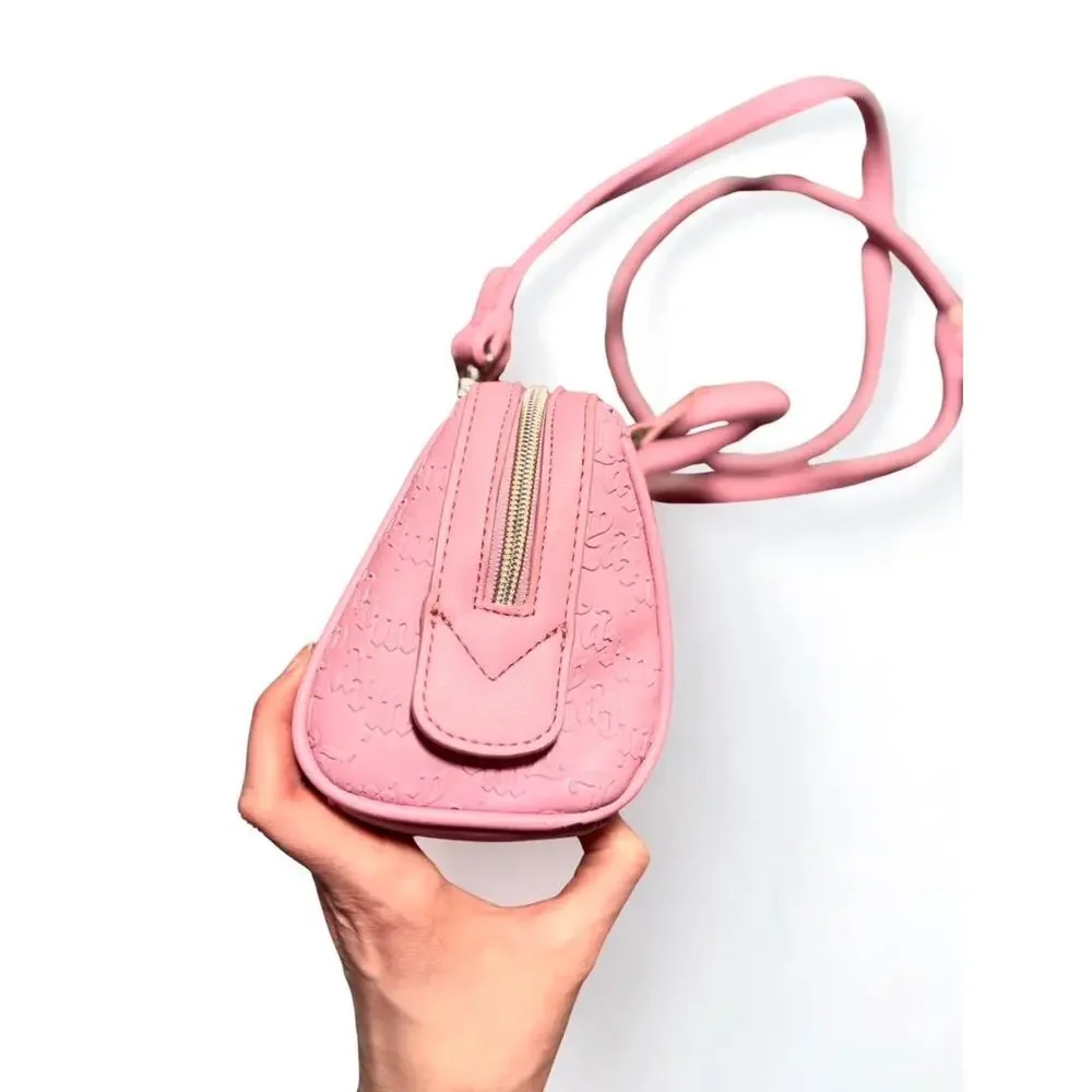 Juicy Couture Semi Charmed Satchel Purse Bubblegum Pink - Picture 6 of 7